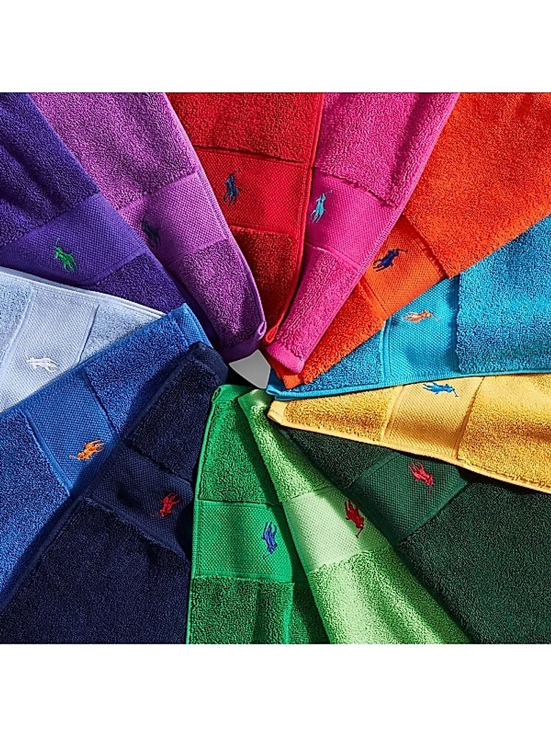 Polo Player Cotton Bath Mat