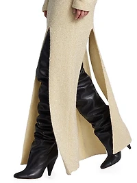 Technical Sequin Maxi Skirt