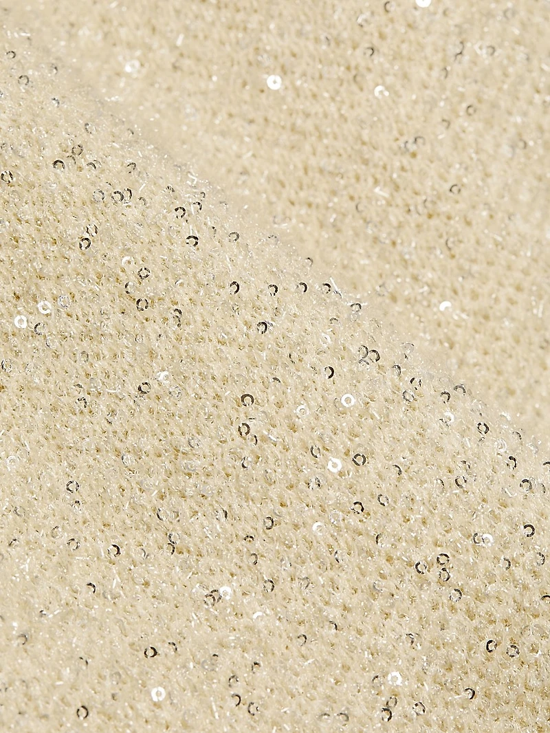 Technical Sequin Maxi Skirt