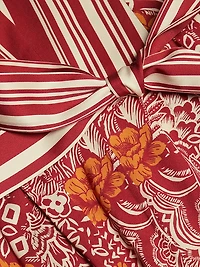 The Ines Printed Silk-Blend Jumpsuit