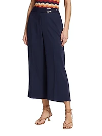 The Della Wide-Leg Cropped Pants