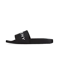 Slide Flat Sandals in Rubber