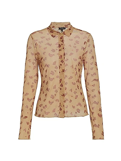 Paisley Mesh Shirt