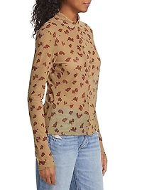 Paisley Mesh Shirt