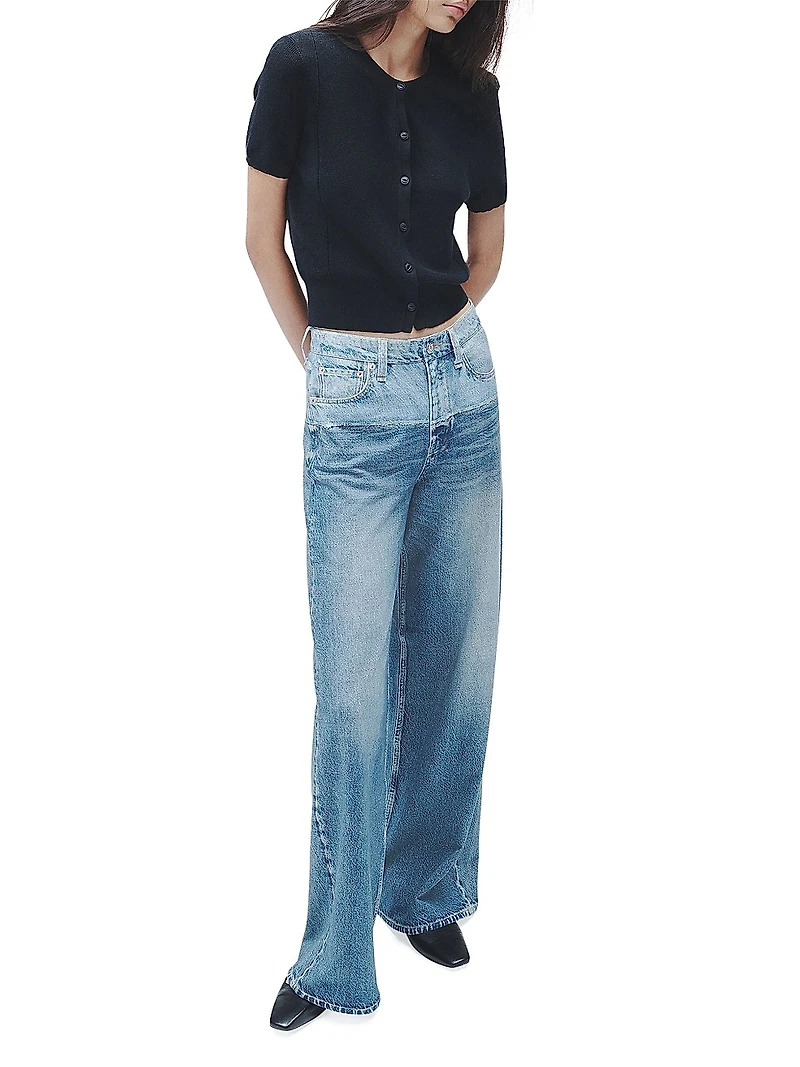 Dina Short-Sleeve Cropped Cardigan
