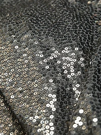 Sequined Flare-Leg Mock Turtleneck Jumpsuit