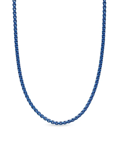 Box Chain Necklace Stainless Steel
