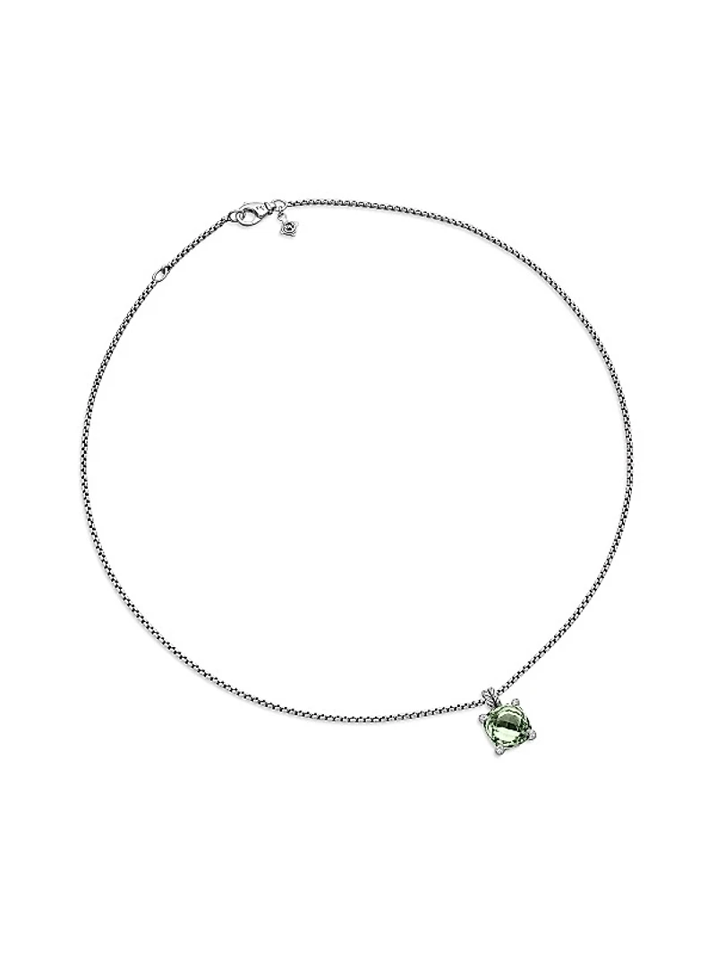 Chatelaine Pendant Necklace in Sterling Silver