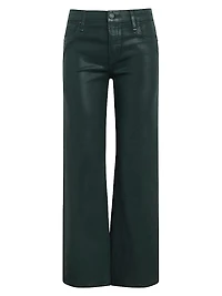 Rosie High-Rise Wide Leg Crop Pants