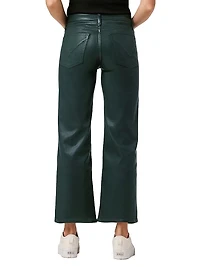 Rosie High-Rise Wide Leg Crop Pants