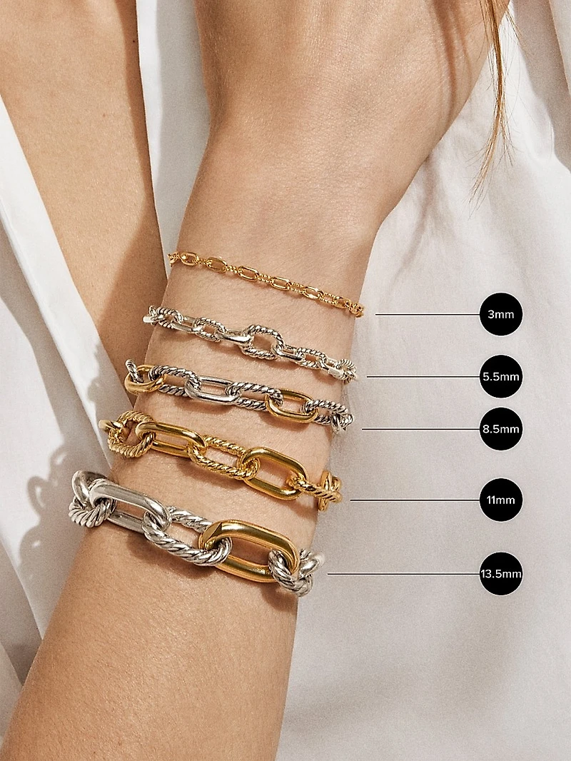 DY Madison Chain Bracelet Sterling Silver, 5.5mm