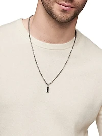 Streamline Amulet in Sterling Silver