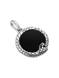 Sterling Silver Ouroboros Amulet