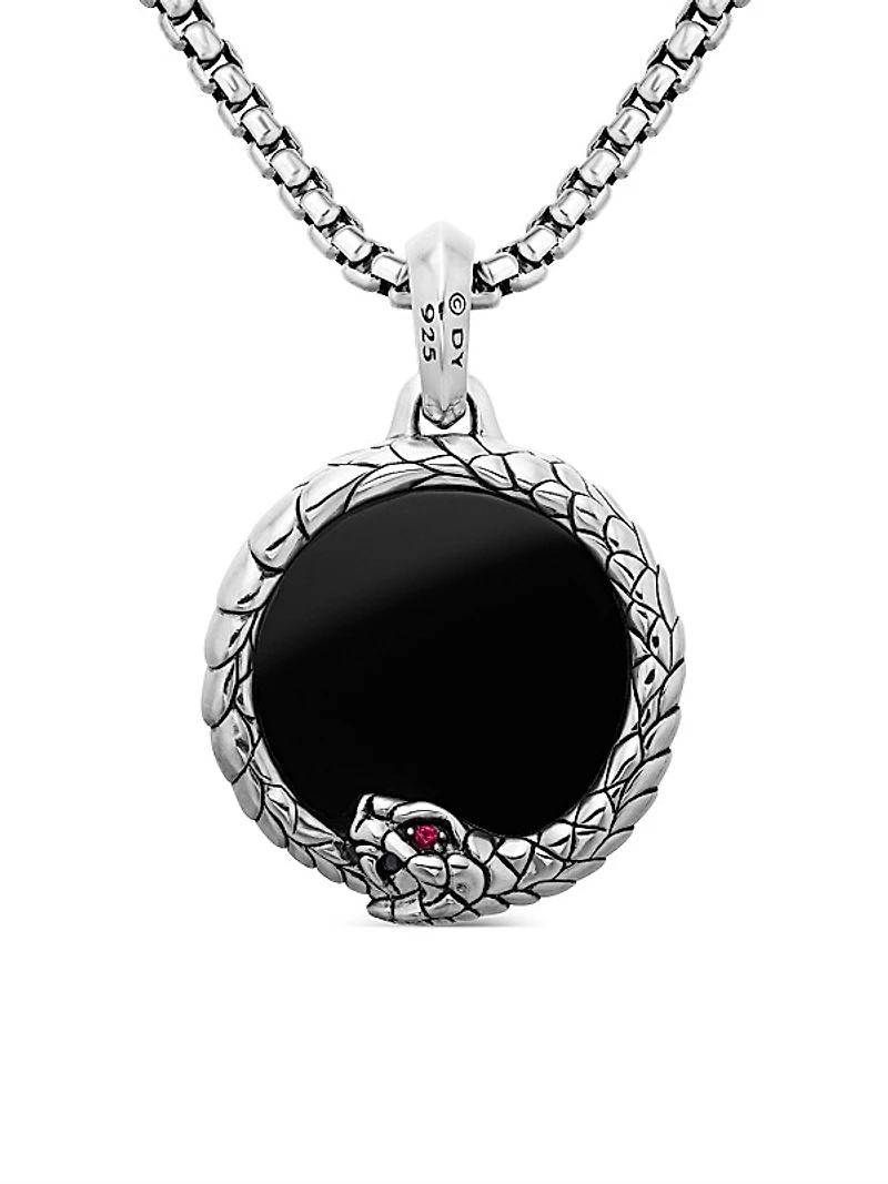 Sterling Silver Ouroboros Amulet