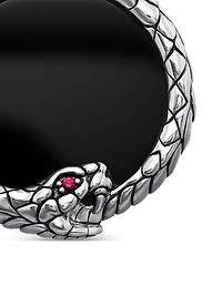 Sterling Silver Ouroboros Amulet