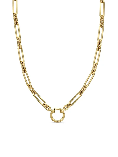 Lexington Chain Necklace 18K Yellow Gold, 4.5mm