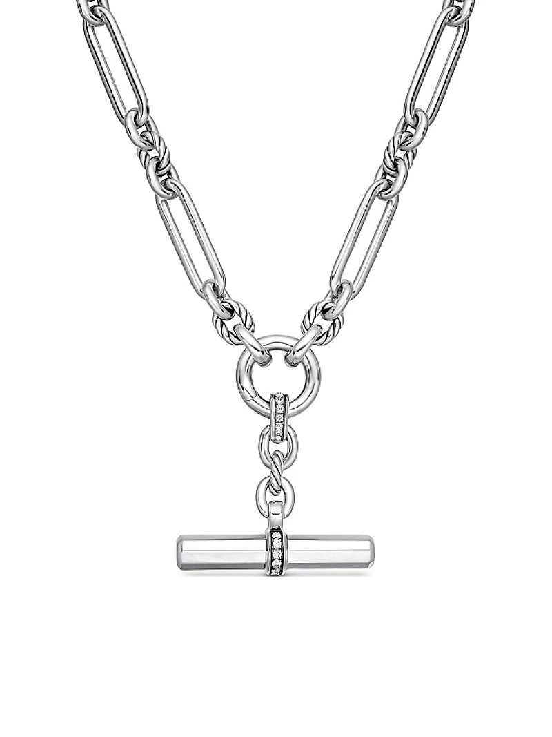 Lexington E/W Chain Necklace in Sterling Silver