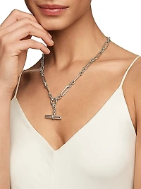 Lexington E/W Chain Necklace in Sterling Silver