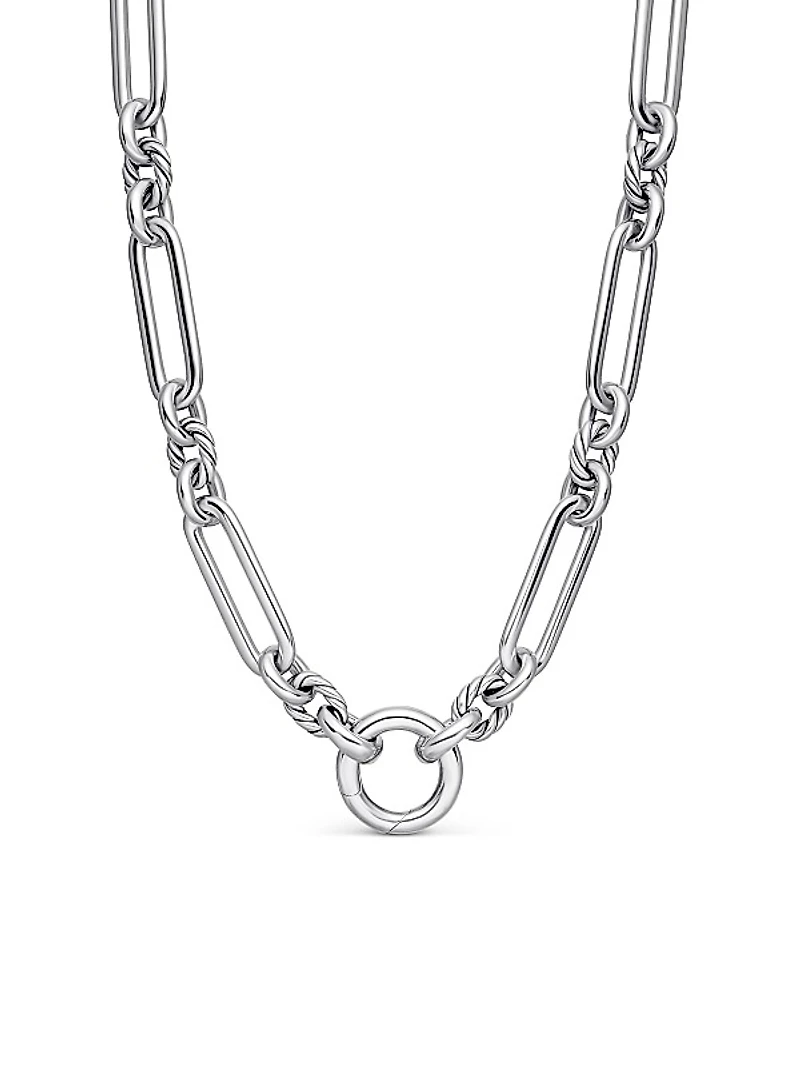 Lexington E/W Chain Necklace in Sterling Silver