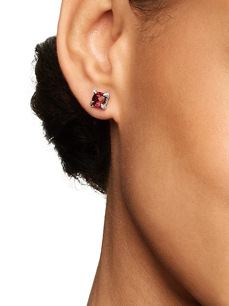 Petite Chatelaine Stud Earrings in Sterling Silver