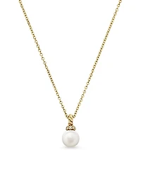 Petite Solari Pendant Necklace in 18K Yellow Gold