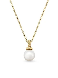 Petite Solari Pendant Necklace in 18K Yellow Gold
