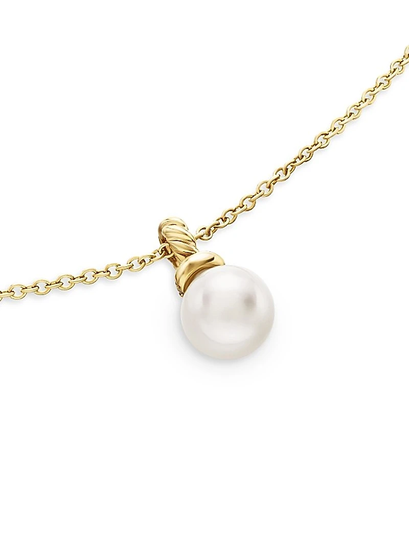 Petite Solari Pendant Necklace in 18K Yellow Gold
