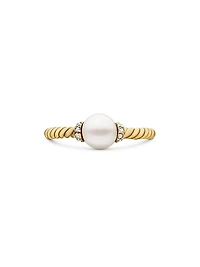 Petite Solari Station Ring 18K Yellow Gold