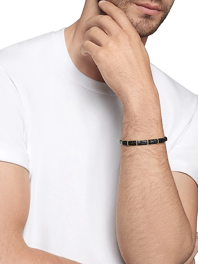 Streamline Cuff Bracelet in 18K Yellow Gold