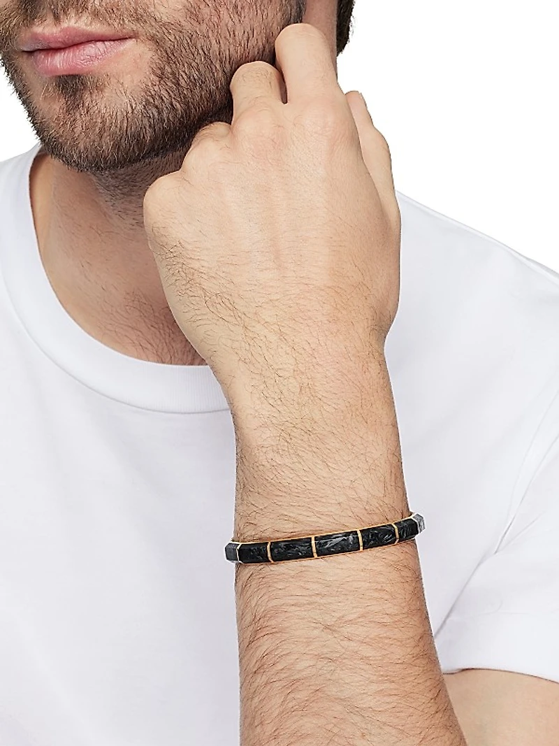 Streamline Cuff Bracelet in 18K Yellow Gold