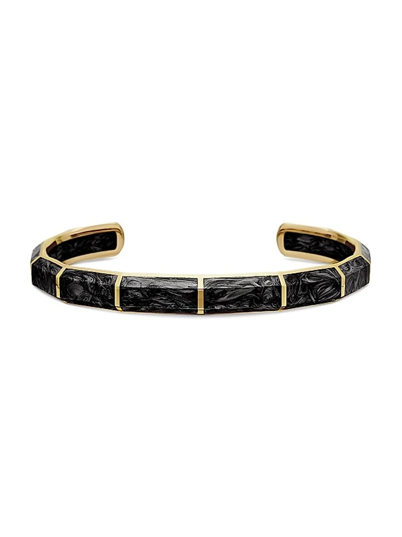 Streamline Cuff Bracelet in 18K Yellow Gold