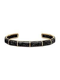 Streamline Cuff Bracelet in 18K Yellow Gold