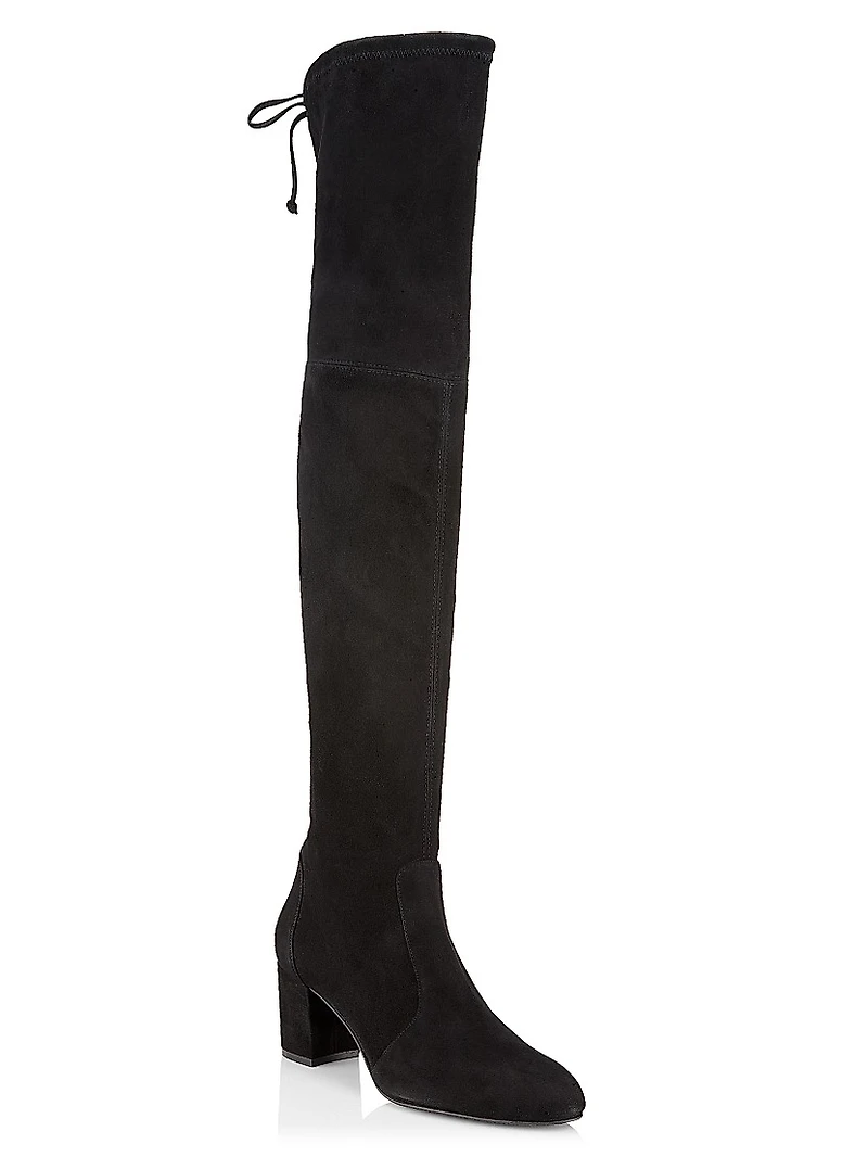 Yulianaland 60MM Leather Over-The-Knee Boots