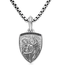 St. Michael Amulet in Sterling Silver