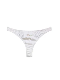 Bridal Silk Luxe Thong