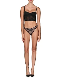 Bouquet Lace Bustier Top