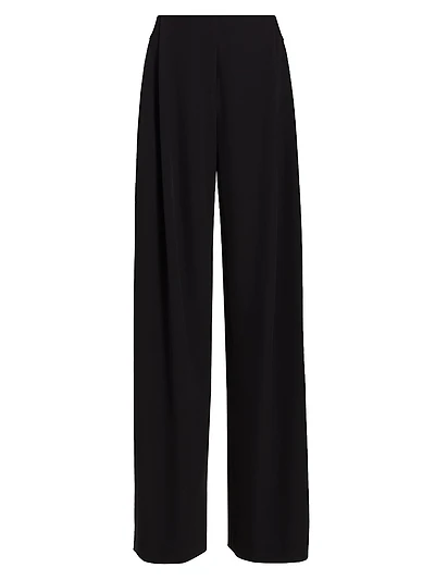 Pleated Baggy Trousers