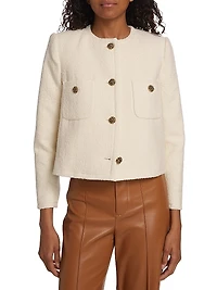 Meredith Tweed Cotton-Blend Jacket