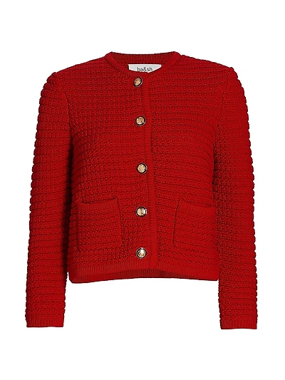Gaspard Knit Cotton-Blend Cardigan