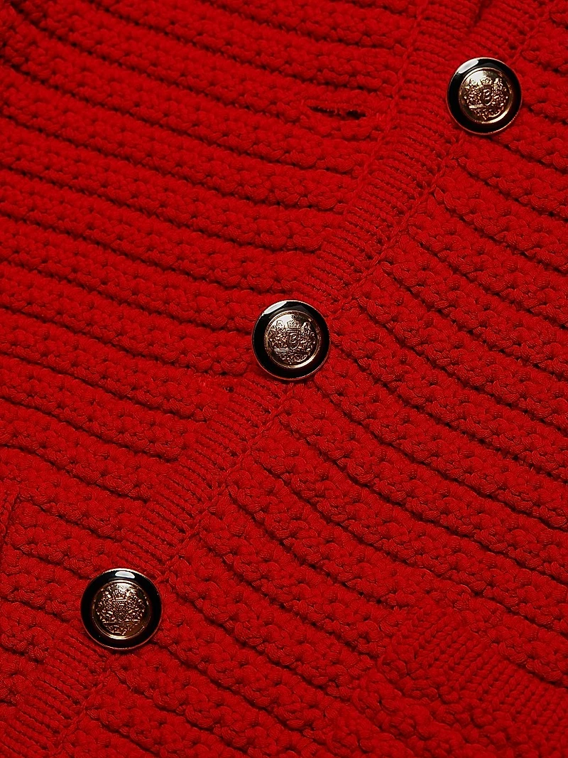 Gaspard Knit Cotton-Blend Cardigan