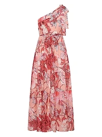 Freya Floral One-Shoulder Maxi Dress