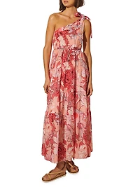 Freya Floral One-Shoulder Maxi Dress