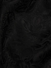 Wildflower Dahlia Silk Midi-Dress