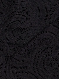 Triana Lace-Sleeve Midi-Dress
