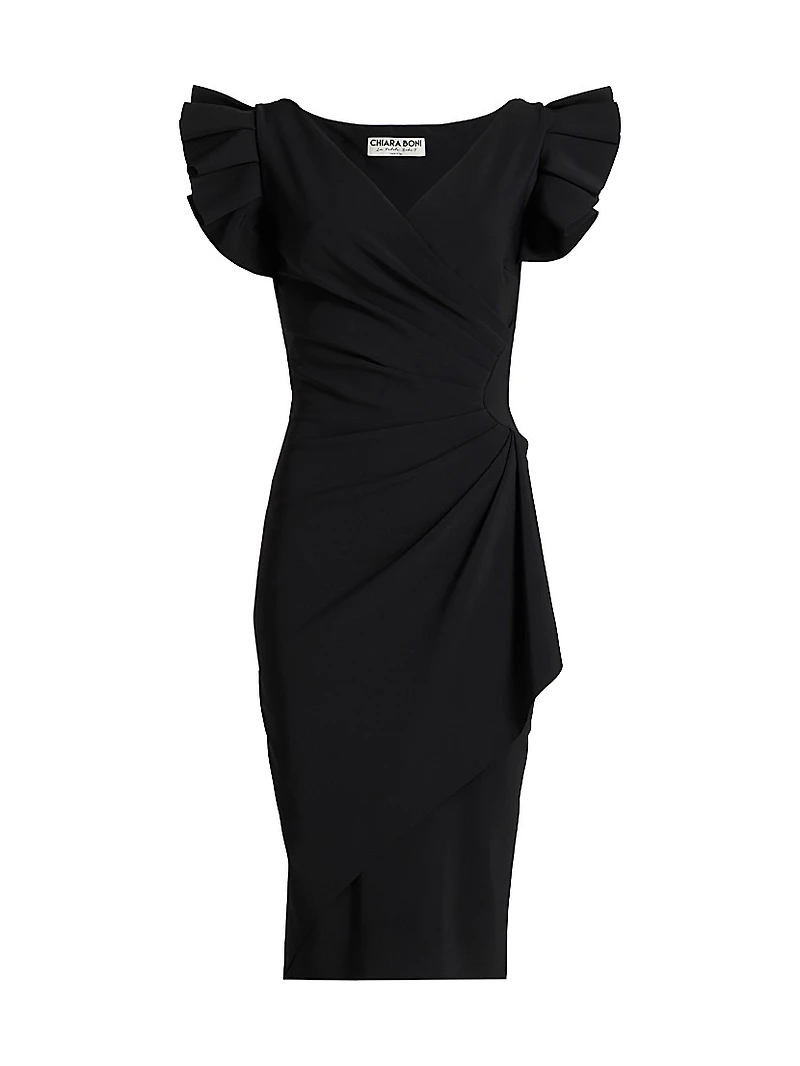 Beaurisse Ruffled Sheath Dress