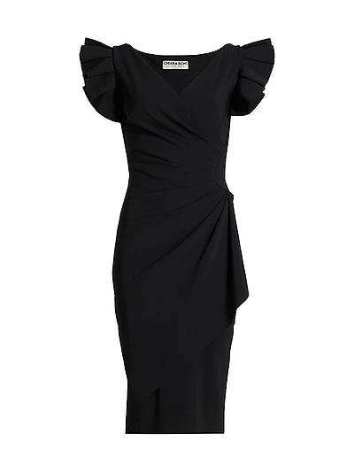 Beaurisse Ruffled Sheath Dress