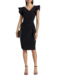 Beaurisse Ruffled Sheath Dress
