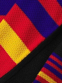 Striped Mock Turtleneck Sweater