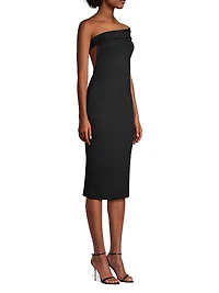 Off-the-Shoulder Open-Back Dress