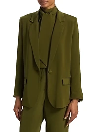 California Silk Long Jacket